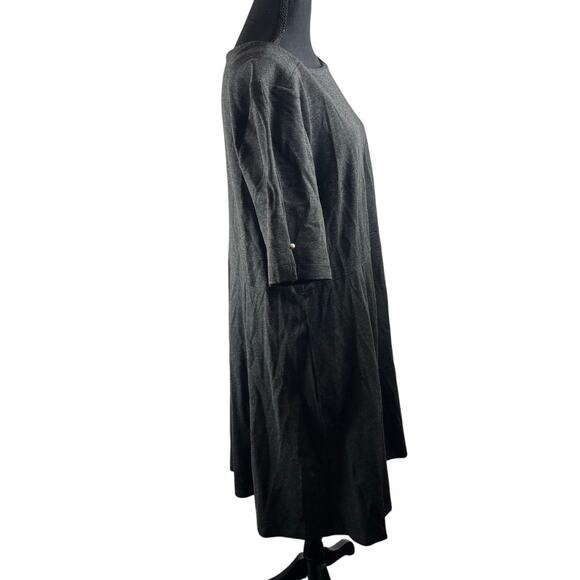 The Limited Collection Dark Gray Short Sleeve A Line Dress Size 16W NWT - Picture 2 of 13